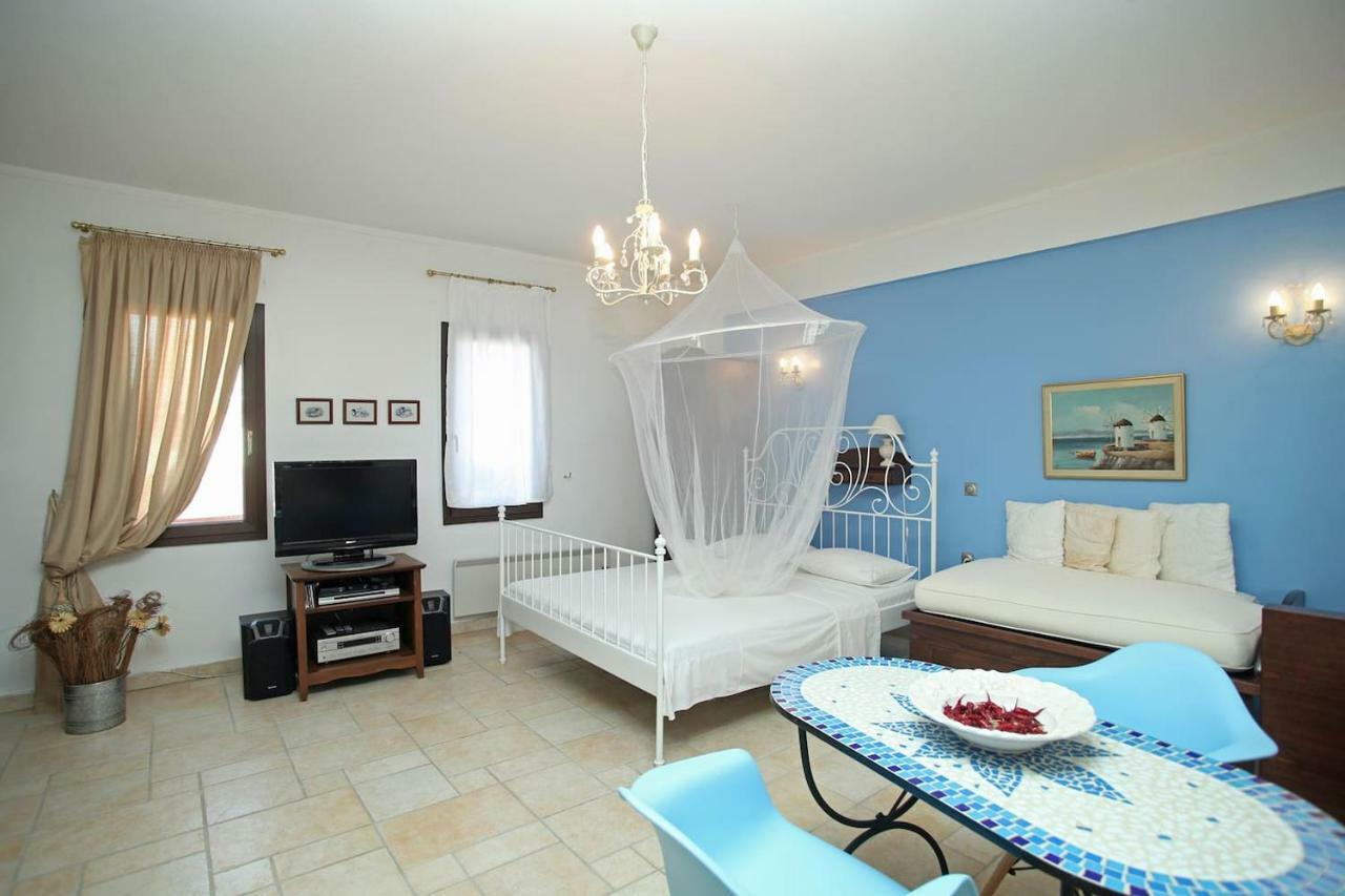 Beautiful Studio In Traditional Afytos Halkidiki-Uvc Sterilized Exterior photo
