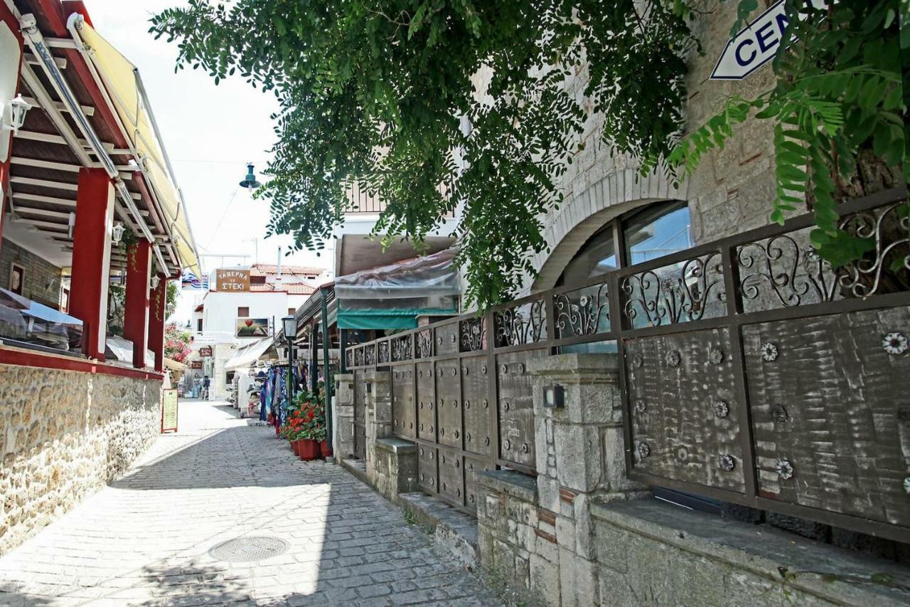 Beautiful Studio In Traditional Afytos Halkidiki-Uvc Sterilized Exterior photo