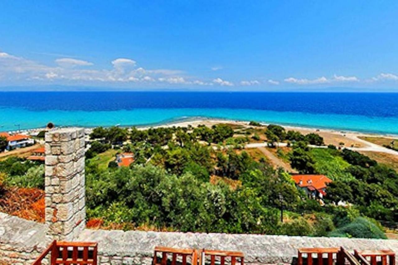 Beautiful Studio In Traditional Afytos Halkidiki-Uvc Sterilized Exterior photo